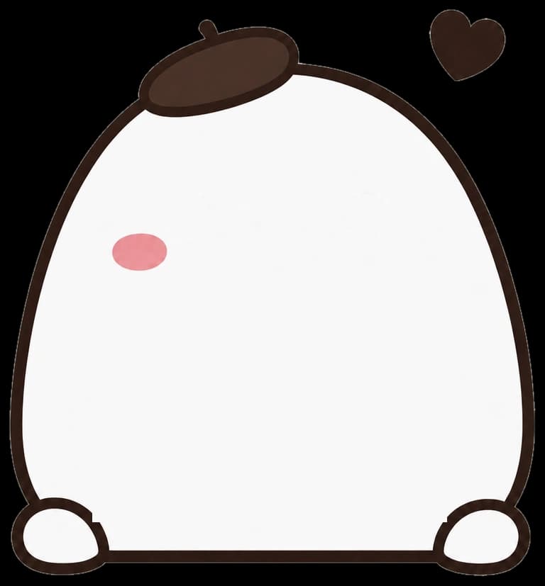mello mascot hugging a cookie